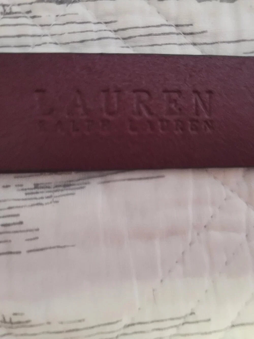 Lauren Plum Colored Belt Size Medium Excellent Condition